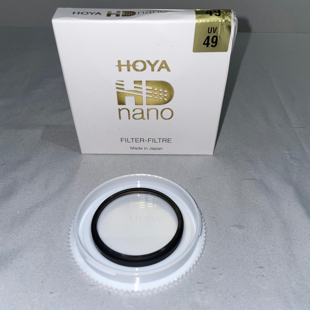 Hoya HD Nano UV 49mm Lens Filter Made in Japan Scratch Resistant 49 mm UV Filter